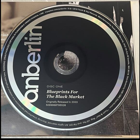 Anberlin Blueprints for City Friendships Anthology 3 CD Set 2010 - Out of Print - Picture 5 of 10